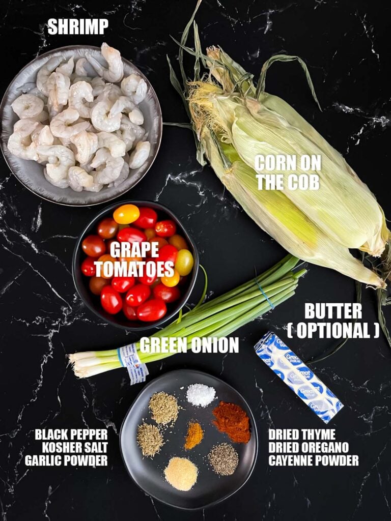 Ingredient list.