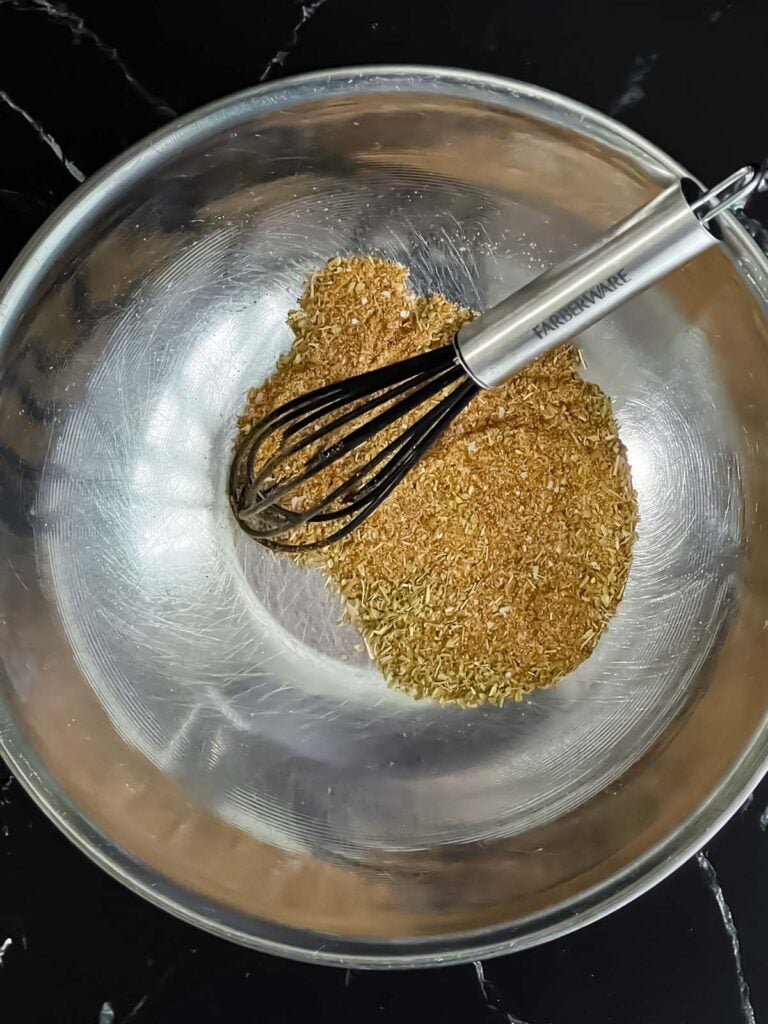 Blackening spice mix in a bowl.