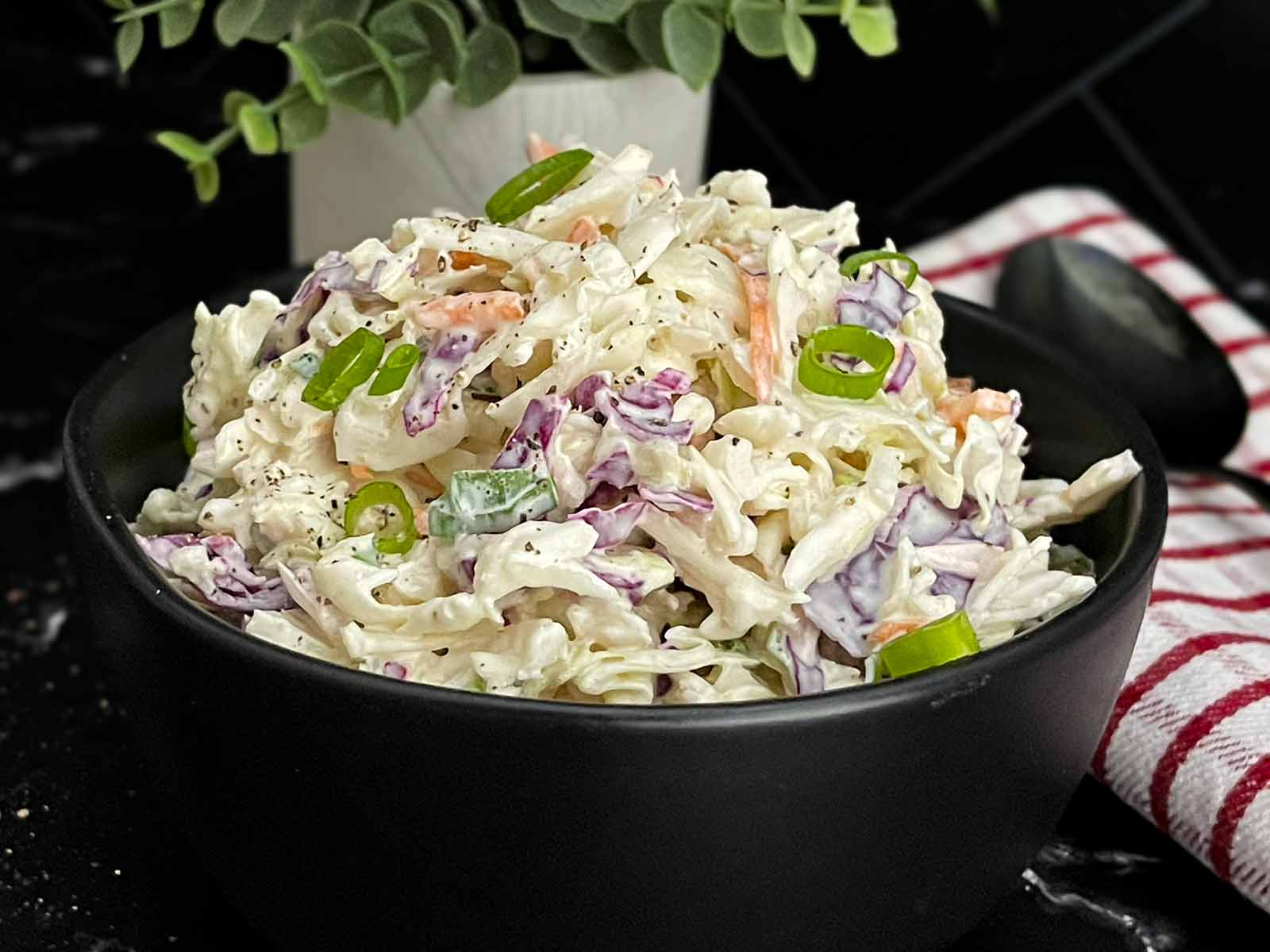 classic slaw dressing Classic Coleslaw Recipe with Mayonnaise