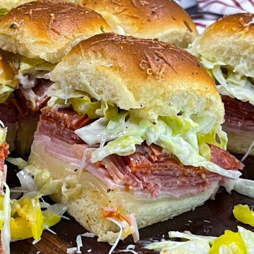 Hot Italian sliders