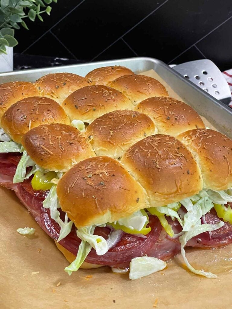 Hot Italian sliders