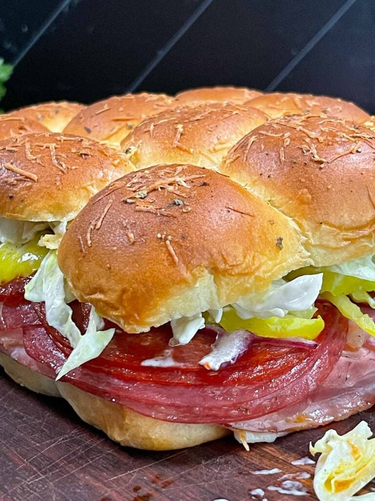 Hot Italian sliders