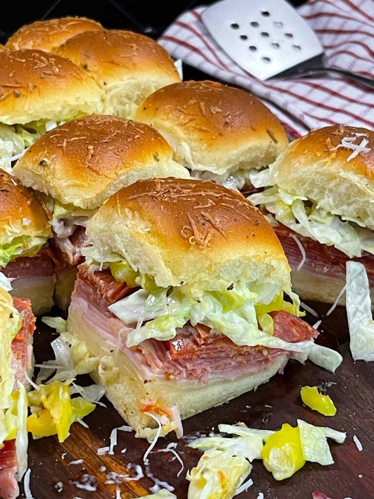 Hot Italian sliders