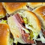 Hot Italian sliders