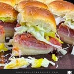 Hot Italian sliders