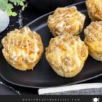 Soft and fluffy peach muffins made with fresh peaches, peach preserves, cinnamon streusel, and peach glaze.