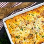 Baked ricotta chicken with bubbling marinara and golden melted mozzarella cheese.