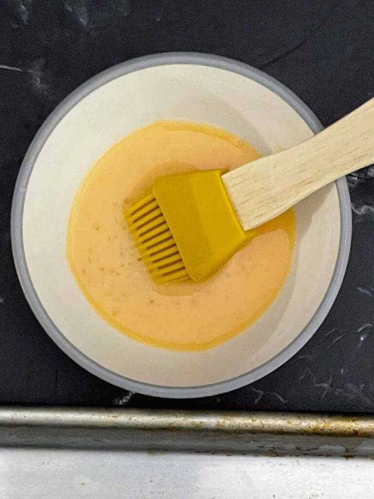 Egg wash.